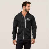 Pull À Capuche Lazy Sunday B&W zip-Gaming sinxe 2024 (Devant entier)
