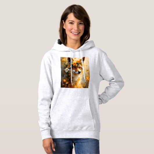 Pull À Capuche Le Bloomfox royal (Devant entier)