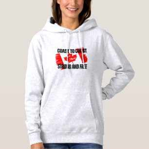 Pull À Capuche Le Canada fort et libre