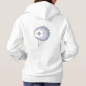 Pull À Capuche Le charme du soleil et de la lune (Dos)