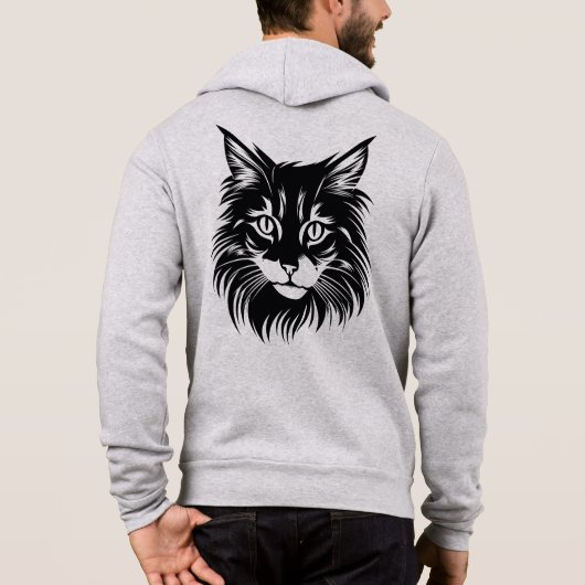 Pull À Capuche le chat (Dos)
