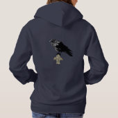 Pull À Capuche Le Corbeau d'Edgar Allan Poe (Dos)