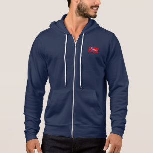 Pull À Capuche Le drapeau de la Norvège