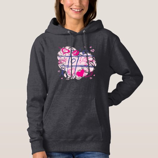 Pull À Capuche Le jeu de l'amour (Devant)