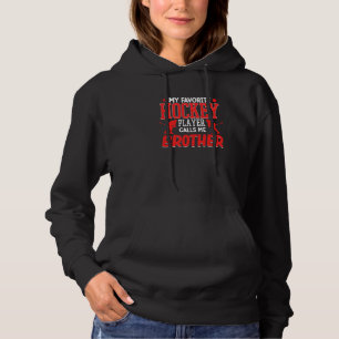 Pull À Capuche Le Joueur De Hockey Sur Glace M'Appelle Frère Coac