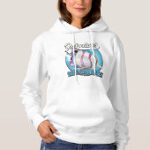 Pull À Capuche Le logo fabuleux du rétro seychellois (Devant)