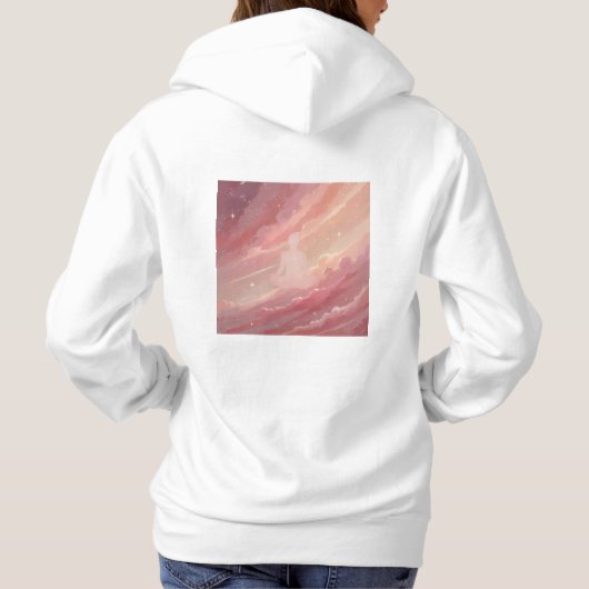 Pull À Capuche Le magnétisme du coeur (Dos)