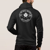 Pull À Capuche Le Maître du Grill Moderne Année d'Etablissement N (Dos)