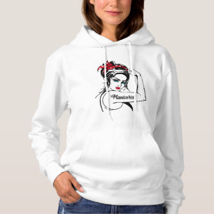 Pull À Capuche Le Manicuriste Rosie Le Riveter Pin Up