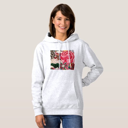 Pull À Capuche "Le monde de la menthe poivrée de Mme Elizabeth" (Devant entier)