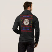 Pull À Capuche Le plus susceptible d'être sur Père Noël Naughty L (Dos entier)