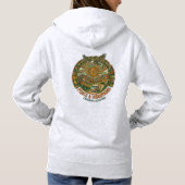 Pull À Capuche Le sweat-shirt Peace & Vibrations (Dos)