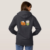 Pull À Capuche Le véritable goût de la citrouille (Dos entier)