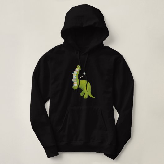 Pull À Capuche Lecture Dinosaure Littérature Lire Livres Lover Re (Design devant)