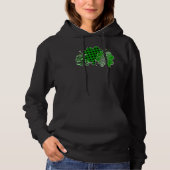 Pull À Capuche Leopard Shamrock Lucky Charm Men Women Irish St Pa (Devant)