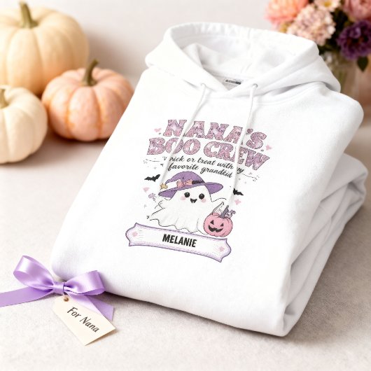 Pull À Capuche L'équipage fantôme d'Halloween de Nana 1 Nom du pe