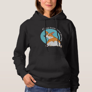 Pull À Capuche Les boutons Corgi me donnent des boutons