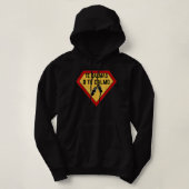 Pull À Capuche Les Calmas O Te Calmo (Design devant)