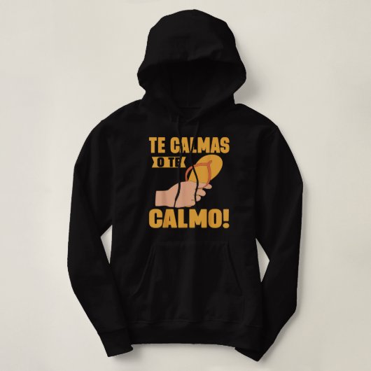 Pull À Capuche Les Calmas O Te Calmo Mexicain (Design devant)