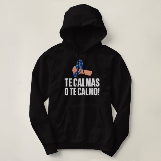 Pull À Capuche Les Calmas O Te Calmo Mexicain (Design devant)
