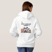 Pull À Capuche Les Chiens Me Rendent Heureux (Dos entier)