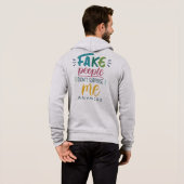 Pull À Capuche Les faux gens ne me surprennent plus (Dos entier)