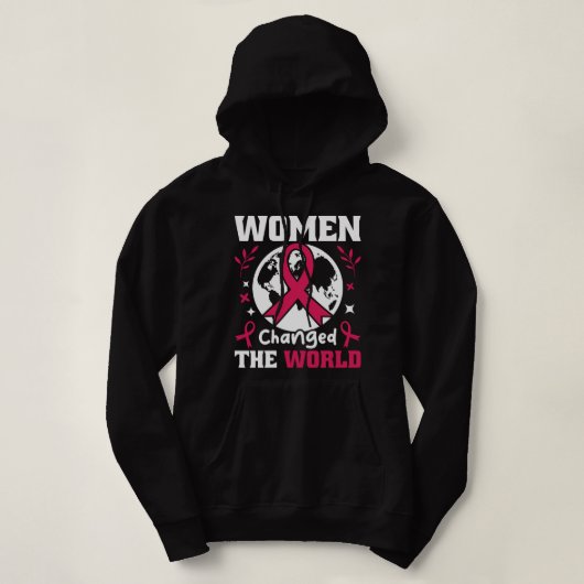 Pull À Capuche Les Femmes Ont Changé Le Monde Féministe (Design devant)