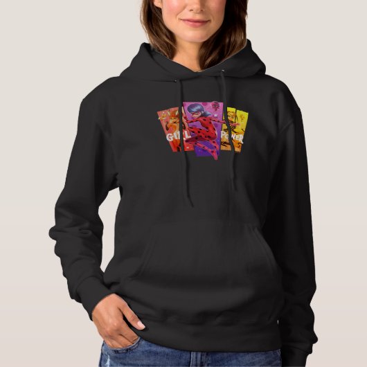 Pull À Capuche Les filles miraculeuses | Power fille (Devant)