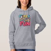 Pull À Capuche Les filles veulent juste s'amuser (Devant)