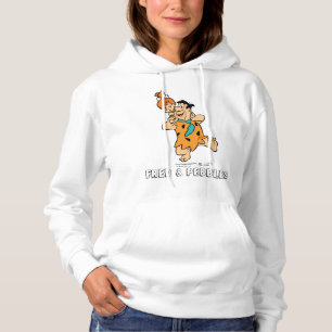Pull À Capuche Les Flintstones Fred et Flintstone de cailloux