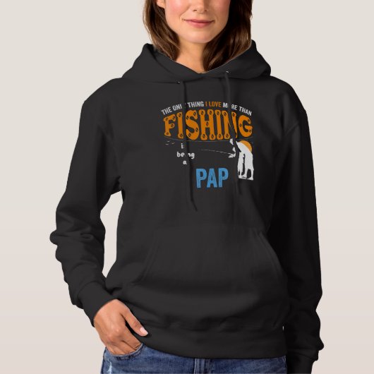 Pull À Capuche Les hommes plus que l'amour Pap de pêche spécial G (Devant)