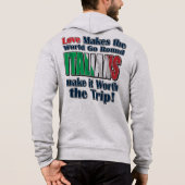 Pull À Capuche Les Italiens font l'amour (Dos)