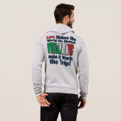 Pull À Capuche Les Italiens font l'amour (Dos entier)