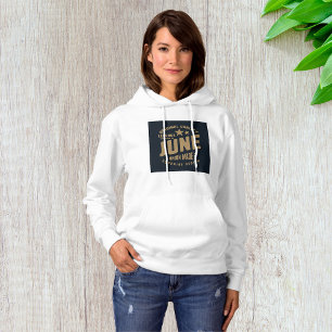 Pull À Capuche Les légendes naissent en juin Qualité originale