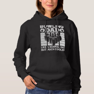 Pull À Capuche Les Mens Bowling Papa Comme Un Papa Normal Mais Be