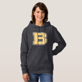 Pull À Capuche Lettre B : Gras, brillant et au-delà ! (Devant entier)