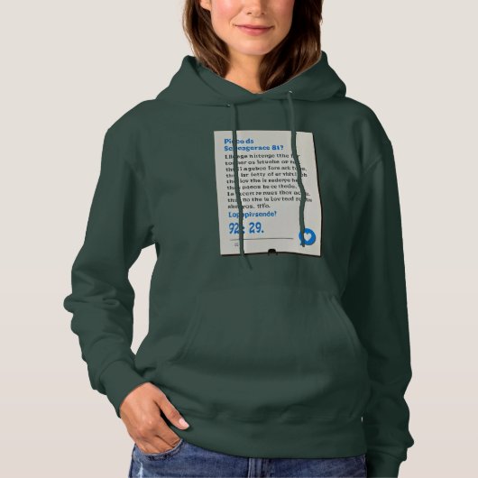 Pull À Capuche Lettre unique (Devant)