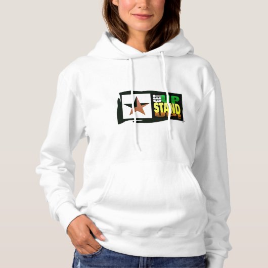 Pull À Capuche Levez-vous, tenez debout - Édition Rétro (Devant)
