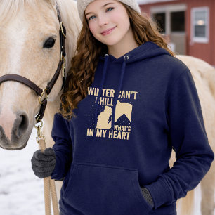Pull À Capuche L'hiver ne peut refroidir ce qu'il y a dans mon cœ
