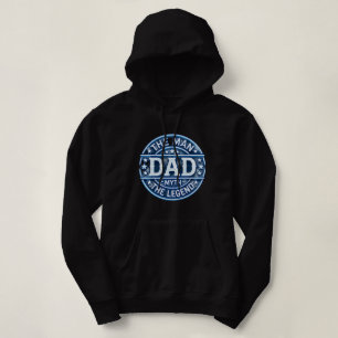 Pull À Capuche L'Homme Le Papa Le Mythe La Légende 
