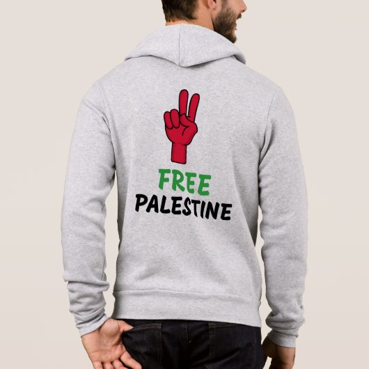 Pull À Capuche Libérer le génocide de Gaza (Dos)