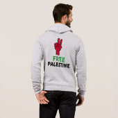 Pull À Capuche Libérer le génocide de Gaza (Dos entier)