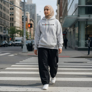 Pull À Capuche LIBRE PALESTINE femme cendres