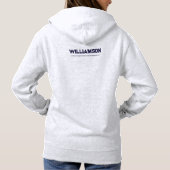 Pull À Capuche Lieu de snowboard personnalisé Nom (Dos)