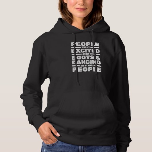 Pull À Capuche Line Dancing Boots Country Dance Western Line Dan (Devant)