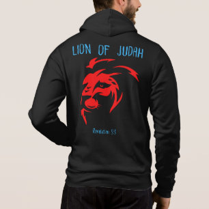 Pull À Capuche Lion de Juda Christian Jésus foi Don