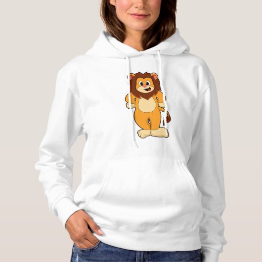 Pull À Capuche Lion debout (Devant)