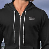 Pull À Capuche Lion et agneau personnalisable noir