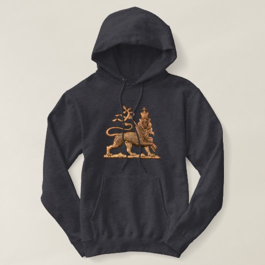 Pull À Capuche Lion of Judah - Haile Selassie - Jah Girls Hoodie (Design devant)