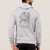 Pull À Capuche Lion of Judah Tripe of Judah Selassie I Jah Rasta (Dos)